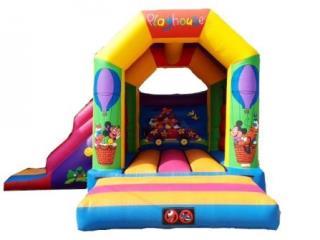 14ft x 17ft Clubhouse Slide Bouncer