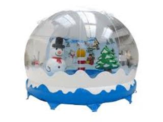 19ft x 16ft Christmas Snow Globe Castle